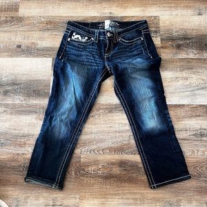 Maurice’s jeans with cute detail on pocket at butt pocket